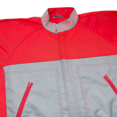 Retro JDM Showa Era Japan Idemitsu Jun Ashida Jumpsuit Tsunagi Coveralls Red - Sugoi JDM