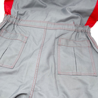 Retro JDM Showa Era Japan Idemitsu Jun Ashida Jumpsuit Tsunagi Coveralls Red - Sugoi JDM