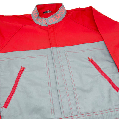 Retro JDM Showa Era Japan Idemitsu Jun Ashida Jumpsuit Tsunagi Coveralls Red - Sugoi JDM