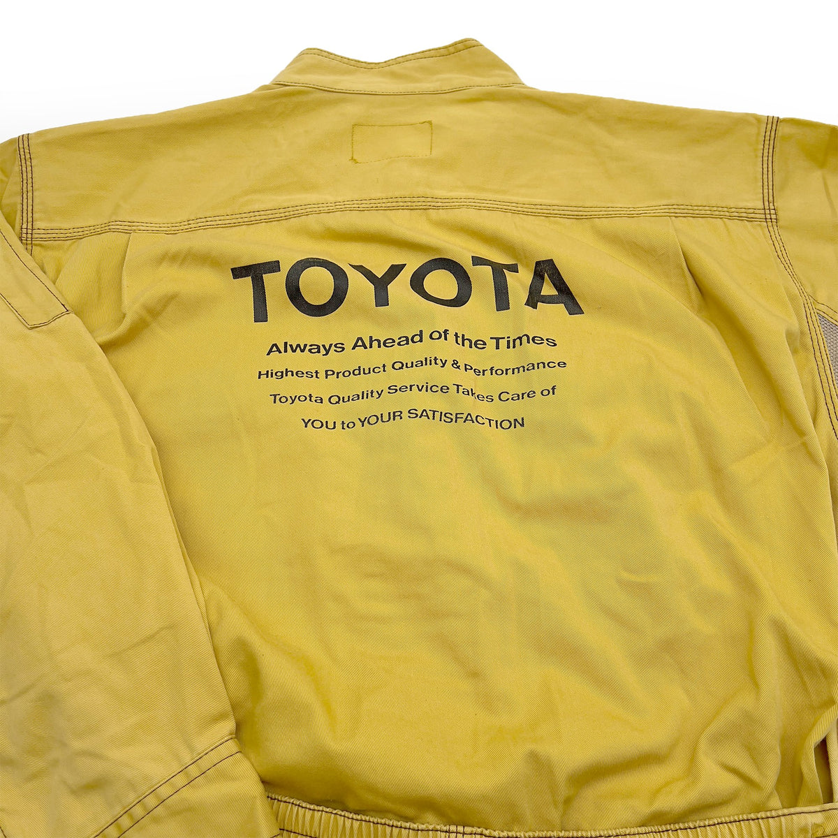 Retro JDM Toyota Corporate Coveralls Summer Tsunagi Mechanic Suite Brown - Sugoi JDM