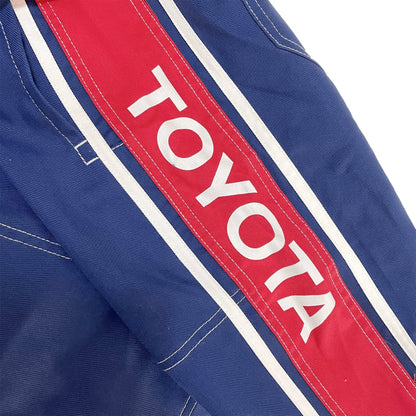 Retro JDM Toyota Tecno Corolla Tsunagi Jumpsuit Mechanic Suite Blue Red - Sugoi JDM