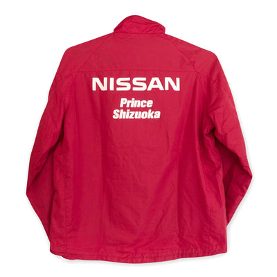 Retro JDM Workwear Nissan Prince Shizuoka Japan Jacket Coat Red - Sugoi JDM