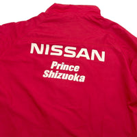 Retro JDM Workwear Nissan Prince Shizuoka Japan Jacket Coat Red - Sugoi JDM