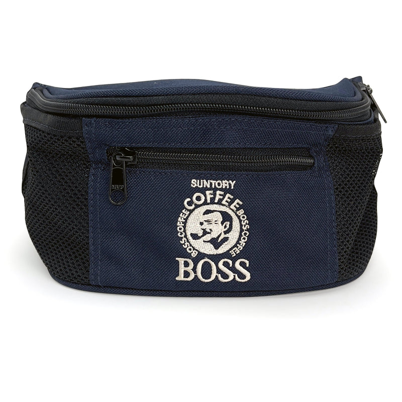 Retro Limited Edition Japan Suntory Boss Boston Coffee Hip Pack Bag Blue - Sugoi JDM