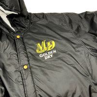Retro Limited Edition Japan Suntory Malts Magnum Dry Winter Parka Jacket Black - Sugoi JDM