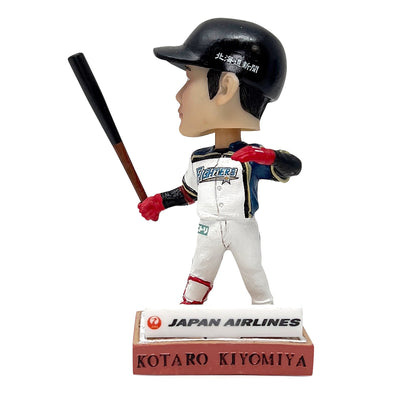 Retro Limited Japan Nippon Ham Fighters Kotaro Kiyomiya Bobblehead Batter - Sugoi JDM