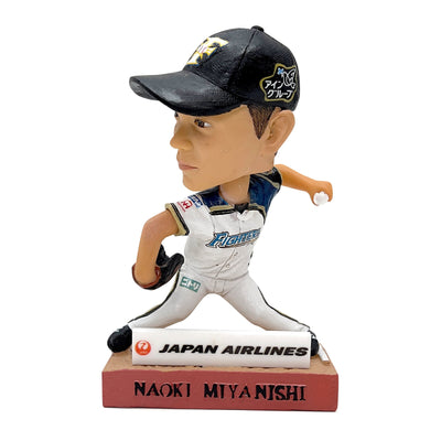 Retro Limited Japan Nippon Ham Fighters Naoki Miyanishi Bobblehead Pitcher - Sugoi JDM