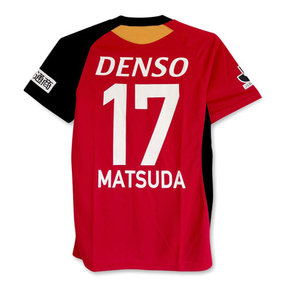 Retro New J1 League Japan Soccer Riki Matsuda Nagoya Grampus Toyota Jersey - Sugoi JDM