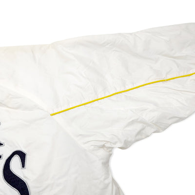 Retro Official NPB Japan Fukuoka Softbank Hawks Team Jumper Jacket White - Sugoi JDM