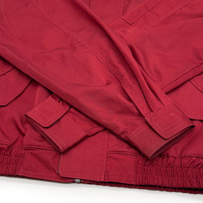 Retro Showa Era Japan JDM Toyota Tecno Mechanics Uniform Jacket Red - Sugoi JDM