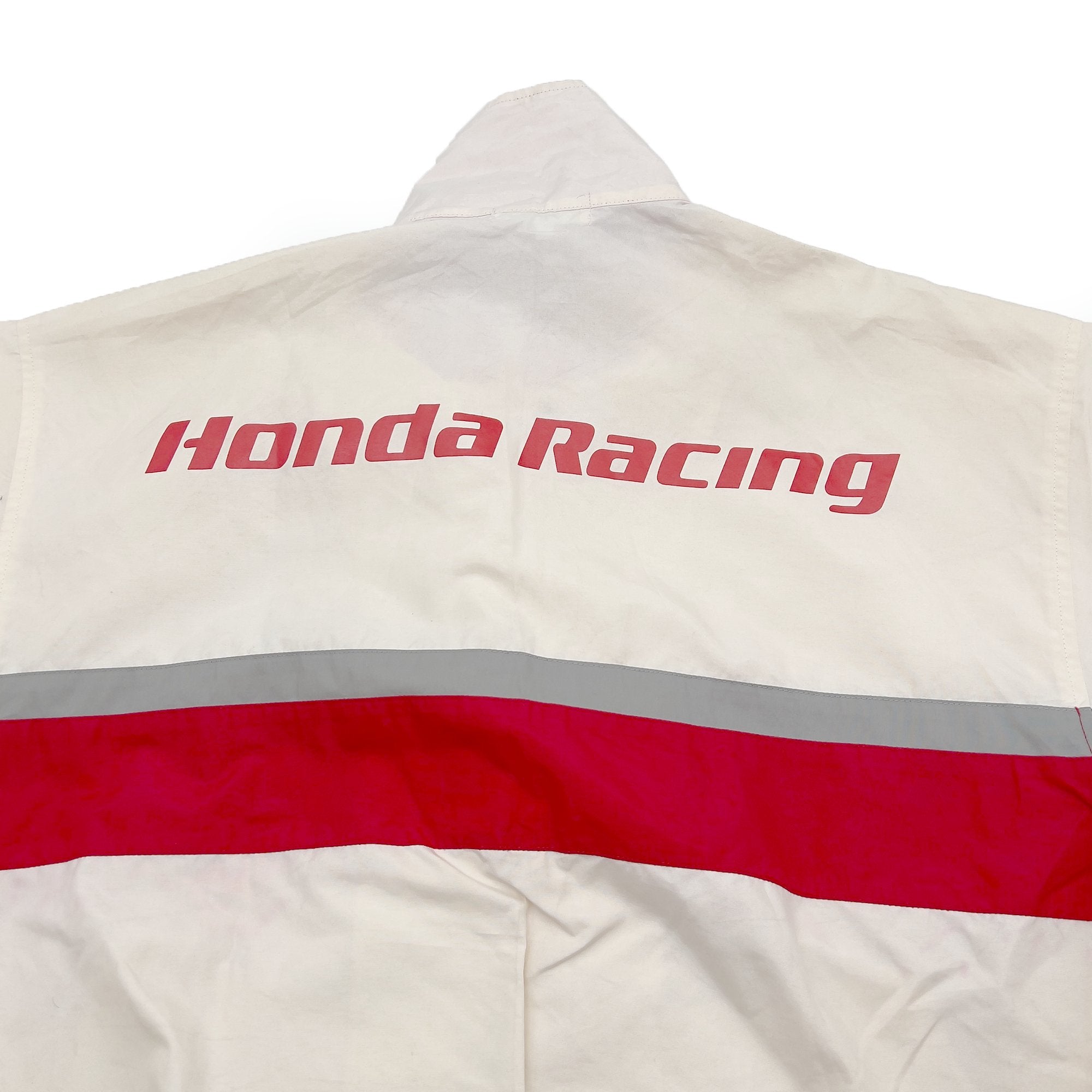 Retro Showa Era JDM Japan Honda Racing Team Light Jacket White – Sugoi JDM
