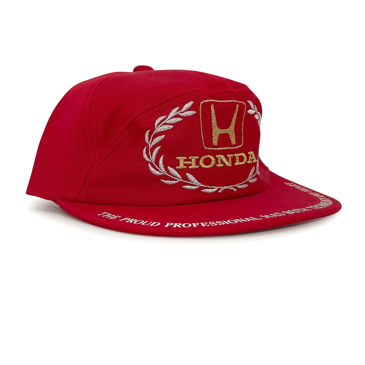 Retro Showa Era JDM Japan Honda Racing Victory Hat Cap Red - Sugoi JDM