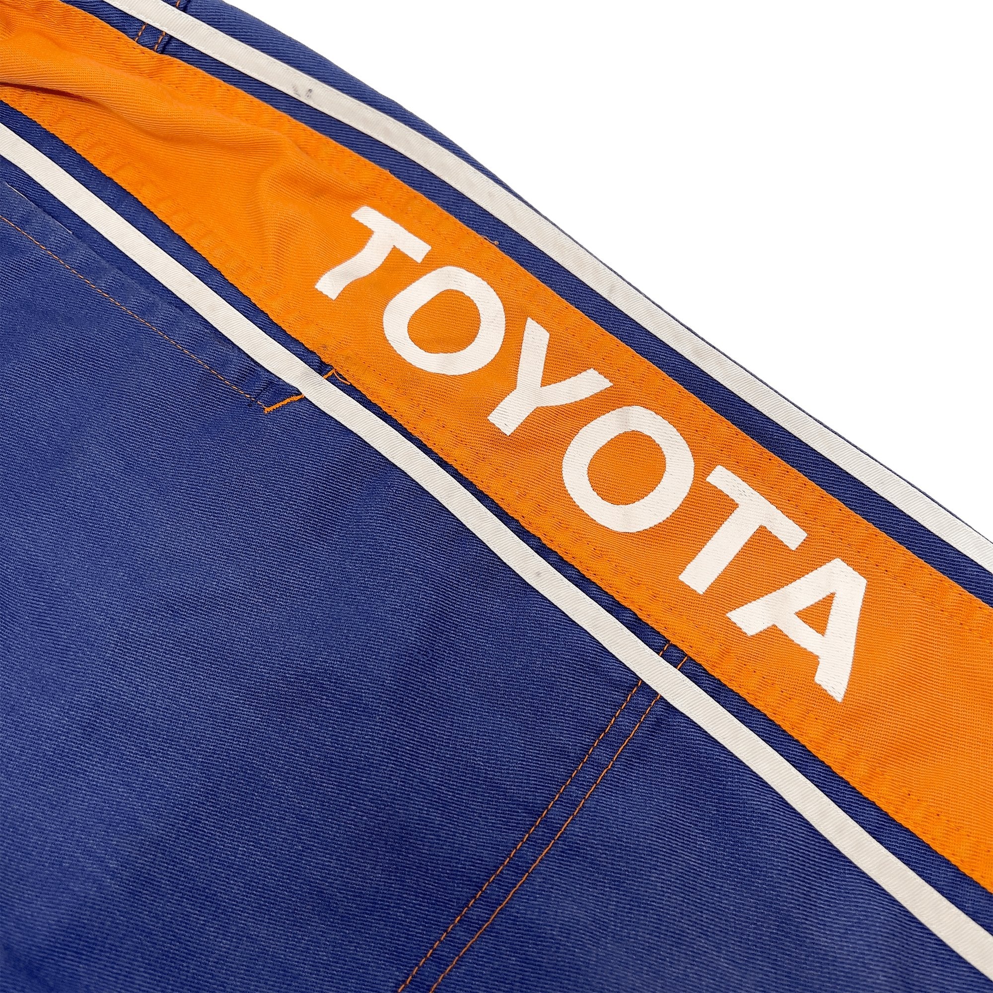 Retro Toyota Vista Tecno Summer Tsunagi Automotive Mechanic Jumpsuit Blue - Sugoi JDM
