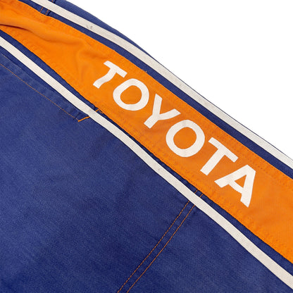 Retro Toyota Vista Tecno Summer Tsunagi Automotive Mechanic Jumpsuit Blue - Sugoi JDM