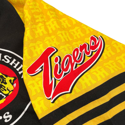 Retro Vintage Japanese Baseball Hanshin Tigers Matsuri Happi Coat Yukata Kimono - Sugoi JDM