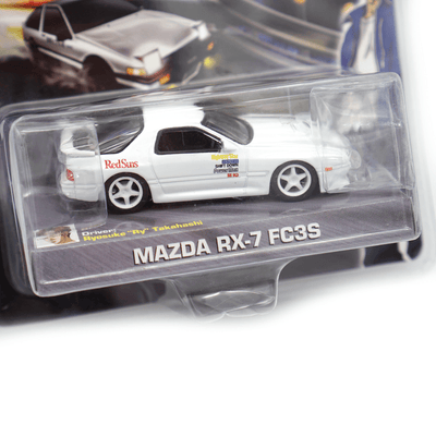 Scale Models Retro 2004 Jada Toys Initial D Diecast Metal Car Mazda RX-7 FC3S 1:64