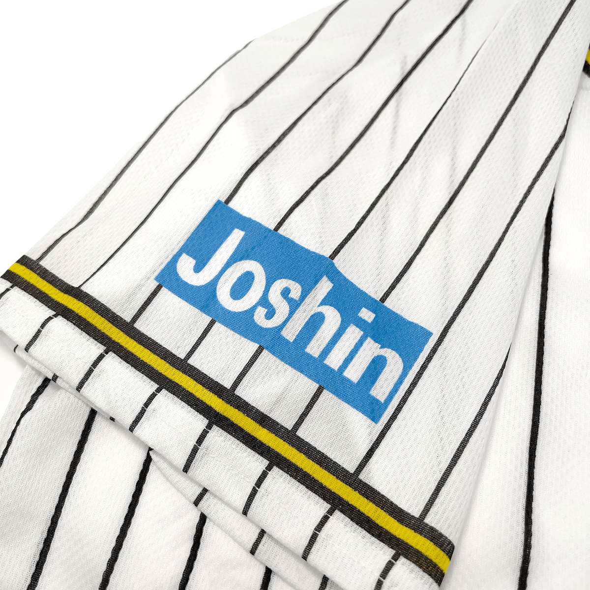 Shirts & Tops F Official Retro Japan Hanshin Tigers Baseball Fan Club Light Pin Stripe Jersey White