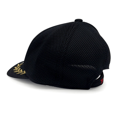 Vintage 1990s JDM Japan Advan Yokohama Mesh Victory Hat Cap Black - Sugoi JDM