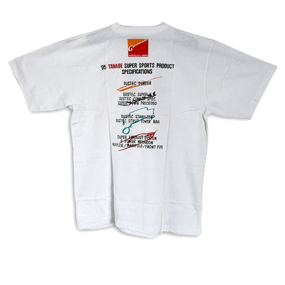 Vintage 1995 Japan JDM Tanabe Racing Super Sports Product T Shirt - Sugoi JDM
