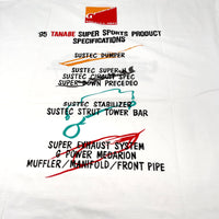Vintage 1995 Japan JDM Tanabe Racing Super Sports Product T Shirt - Sugoi JDM
