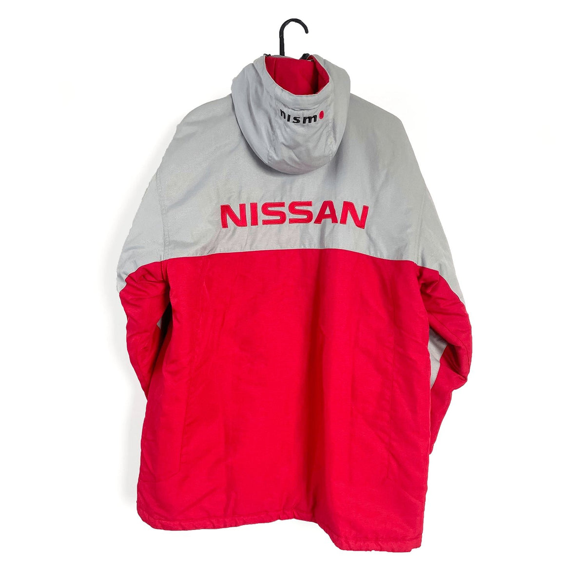 Vintage 2003 JDM Nissan Nismo Japan Reversible Bench Coat Hoodie Jacket - Sugoi JDM