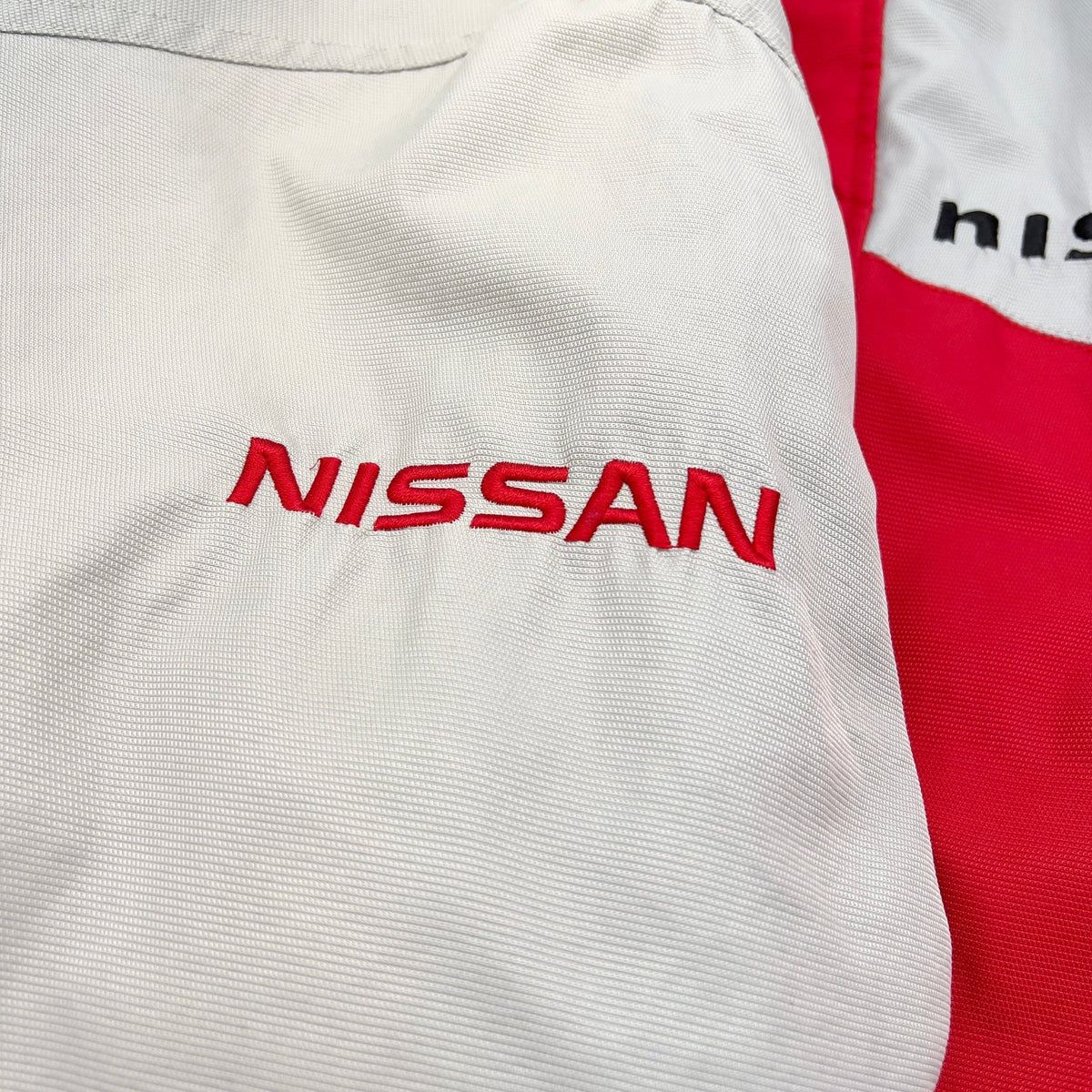 Vintage 2003 JDM Nissan Nismo Japan Reversible Bench Coat Hoodie Jacket - Sugoi JDM