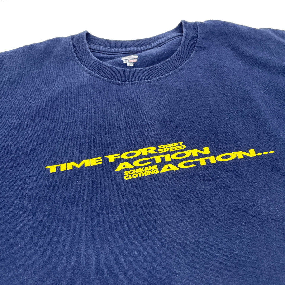 Vintage Deadstock 2002 Drift Speed Shop Caution Wide Turns T-Shirt - Sugoi JDM
