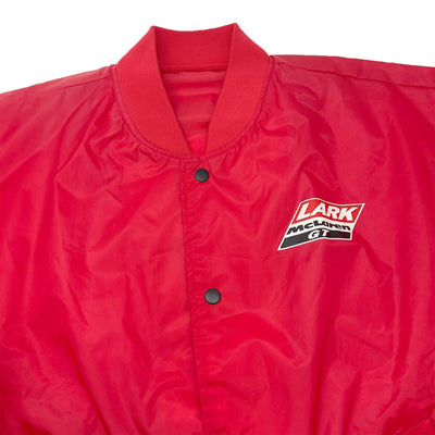Vintage Genuine Japan 1990s Lark McLaren GTR F1 Racing Team Jacket Red - Sugoi JDM