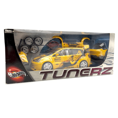 Vintage Hot Wheels Tunerz Eibach Honda Civic Si Diecast Car Yellow 1:18 - Sugoi JDM