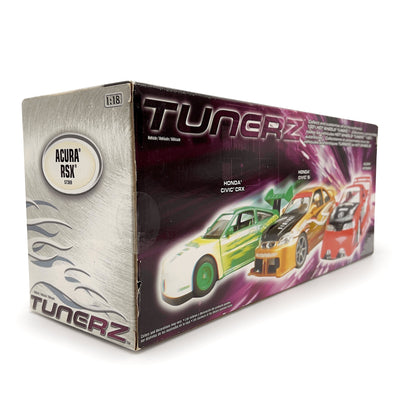 Vintage Hot Wheels Tunerz Racing Hart Acura RSX Diecast Car Blue 1:18 - Sugoi JDM