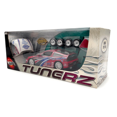 Vintage Hot Wheels Tunerz Wings West Honda Civic CRX Diecast Car Red 1:18 - Sugoi JDM