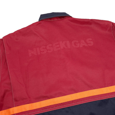 Vintage Japan ENEOS Nisseki Gas Station Heavy Duty Workwear Jacket - Sugoi JDM