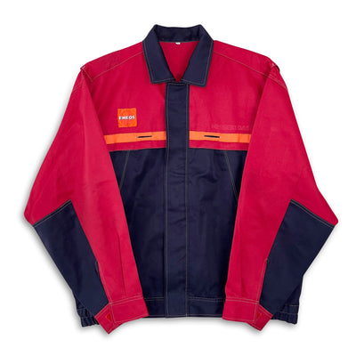 Vintage Japan ENEOS Nisseki Gas Station Heavy Duty Workwear Jacket - Sugoi JDM