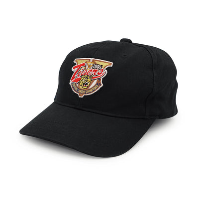 Vintage Japan Hanshin Tigers Baseball 2005 Central League Champs Hat Black - Sugoi JDM