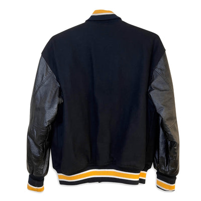 Vintage Japan JDM Suntory Malts Millenium 2000 Leather Varsity Jacket - Sugoi JDM