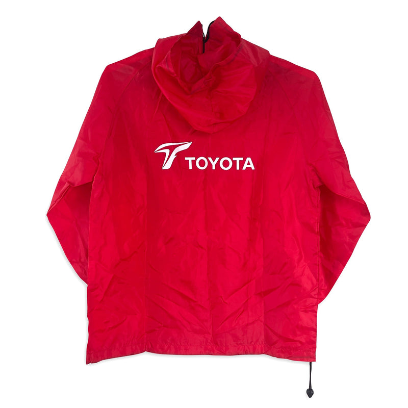 Vintage Japan JDM Toyota Formula 1 F1 Windbreaker Jacket Hoodie Red 2008 - Sugoi JDM