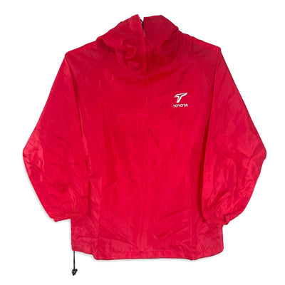 Vintage Japan JDM Toyota Formula 1 F1 Windbreaker Jacket Hoodie Red 2008 - Sugoi JDM