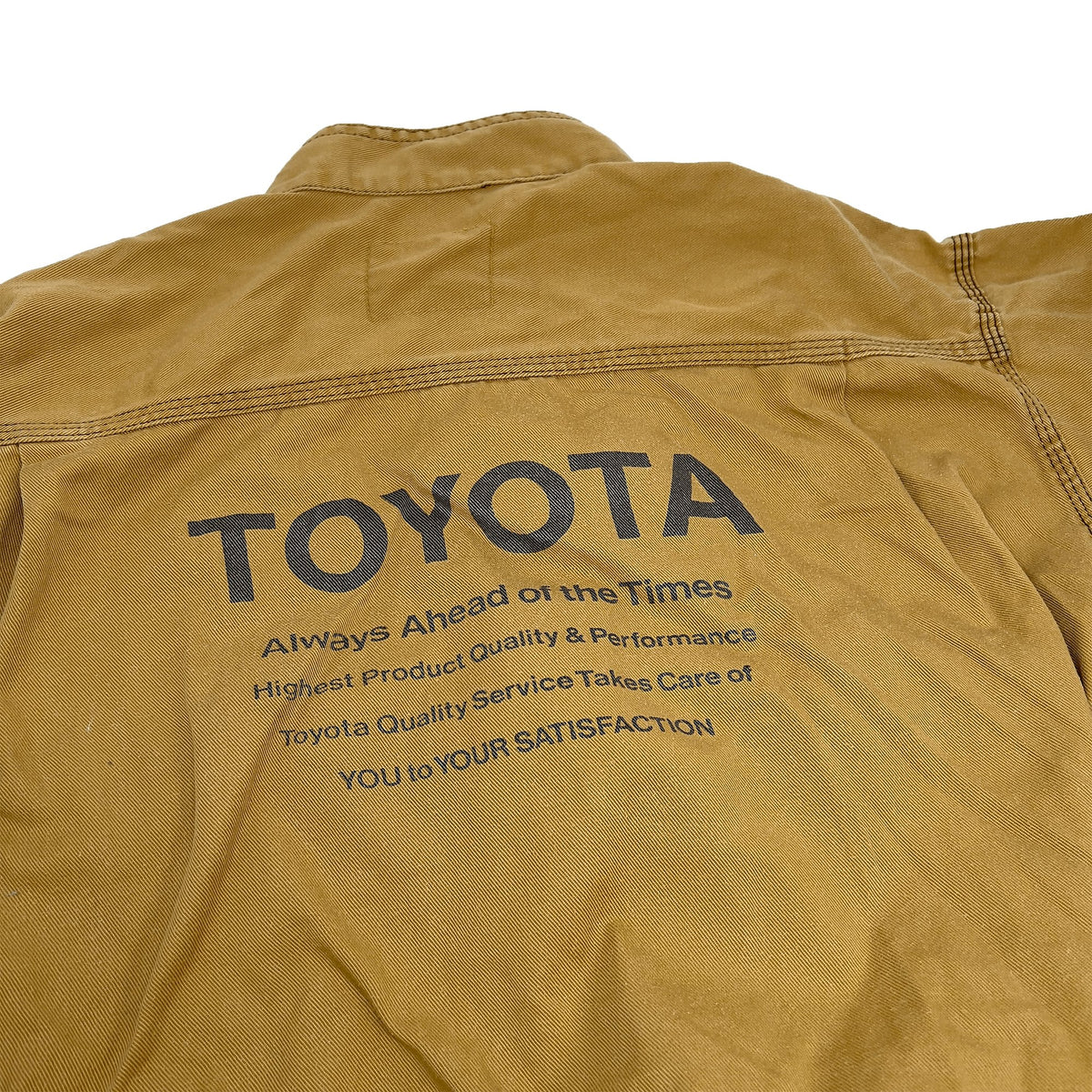 Vintage Japan Toyota Corporate Coveralls Jumpsuit Tsunagi Mechanic Suite Brown - Sugoi JDM