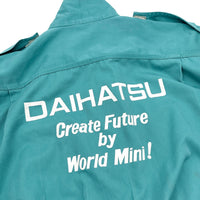 Vintage JDM Daihatsu Mini Kei Truck Work Tsunagi Coveralls Uniform Green - Sugoi JDM