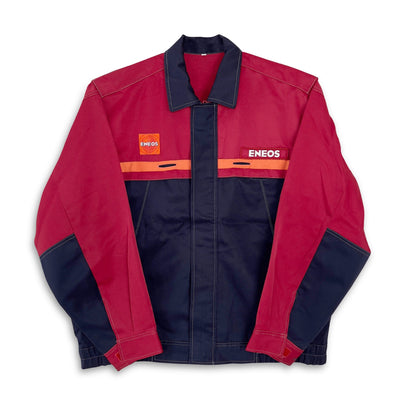 Vintage JDM Japan ENEOS Gas Station Heavy Duty Workwear Jacket - Sugoi JDM