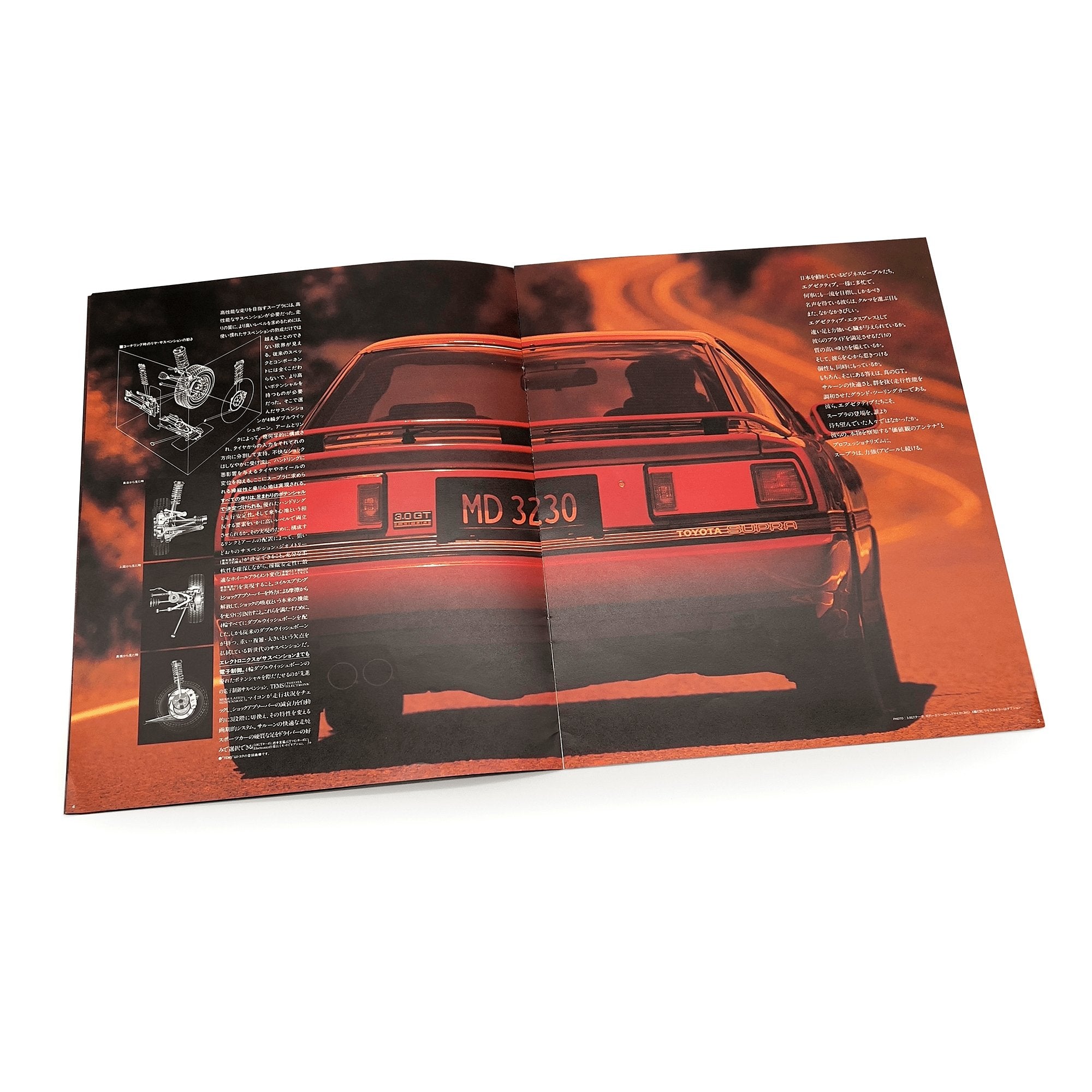 Vintage JDM Japan Showa Toyota Super 3000GT Supra Debut