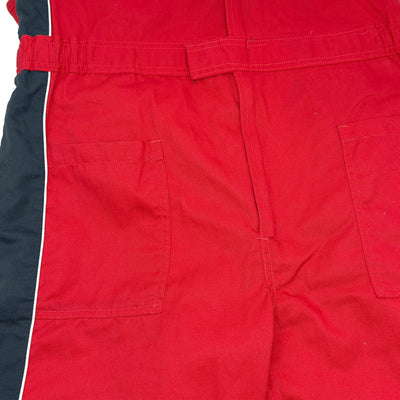 Vintage Showa Era JDM Japan Advan Yokohama Racing Coveralls Tsunagi Red - Sugoi JDM