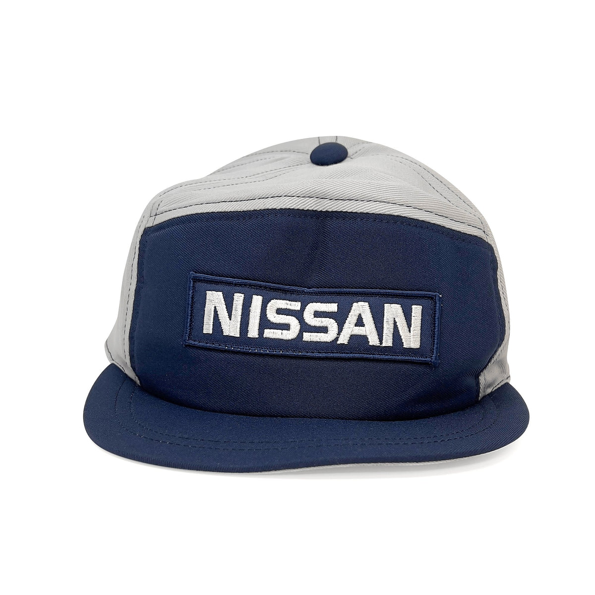 Vintage Showa Japanese JDM Nissan Blue Stage Mechanic Uniform Hat Cap Set Blue - Sugoi JDM